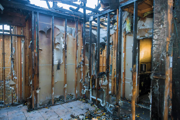 Professional Fire Damage Removal technician working in Round Hill, VA